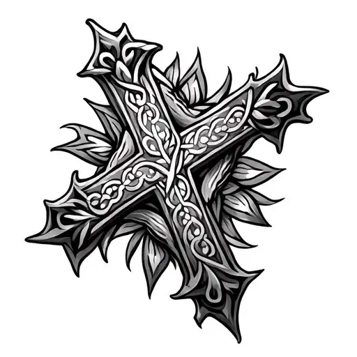 Nordic Cross tattoo design idea