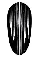 vertical lines running down arm tattoo design idea