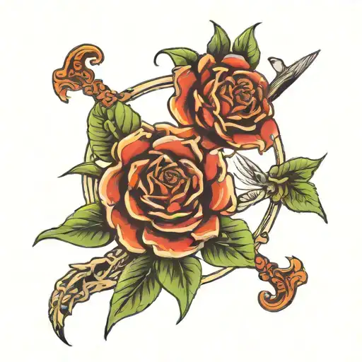 philippians 4:13 incorporated into a design tattoo design idea