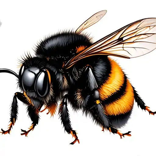 Bumble Bee tattoo design idea