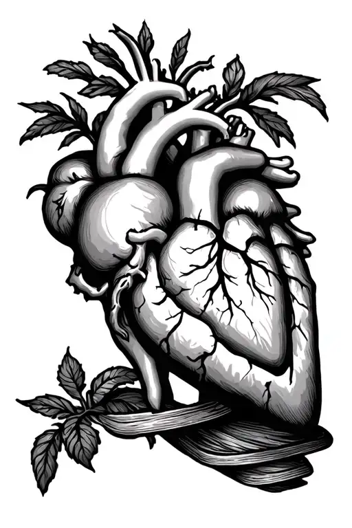 my heart's a fucking casket, that's where people go to die tattoo design idea