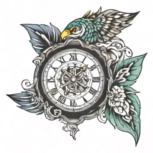 stock market price trend movement sleeve tattoo tattoo design idea