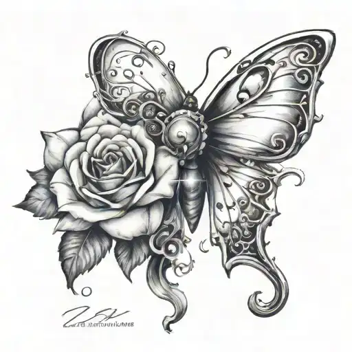 Impossible love tattoo design idea