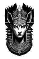 Sekhmet tattoo design idea