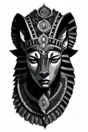 Sekhmet tattoo design idea