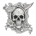 Rip Dad tattoo design idea