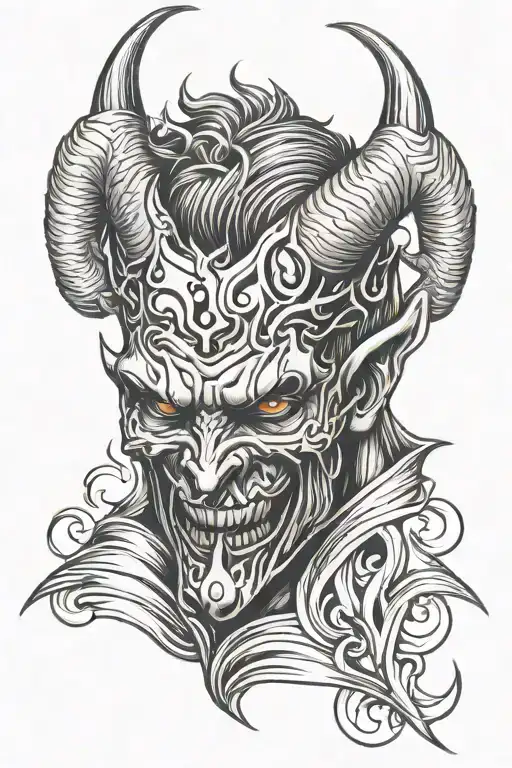 devil sleevs tattoo design idea