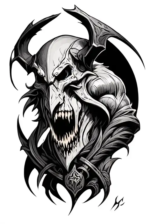 diablo video game tattoo design idea