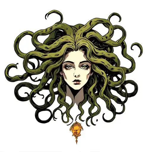 medusa tattoo design idea