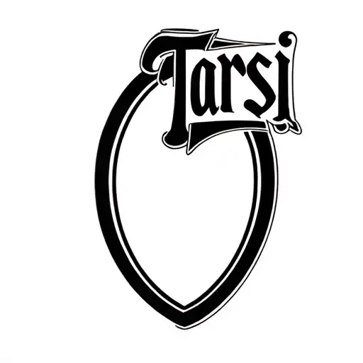 "Tarsi" A tribute tattoo for a close friend. A whiskey bottle label with an outhew themw. he was a bar tender. died in 2025 tattoo design idea