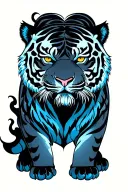 Japanese Tiger full body tattoo design idea