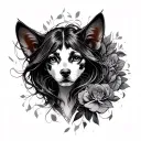 skye,gemini,pembroke tattoo design idea