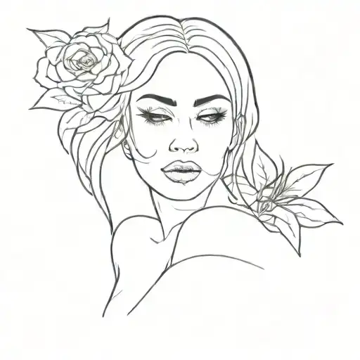 lust for life tattoo design idea