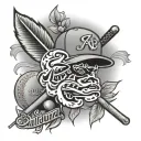 Atlanta braves tattoo design idea