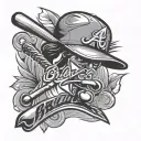 Atlanta braves tattoo design idea