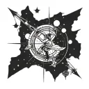 Archer Orion constellation tattoo design idea