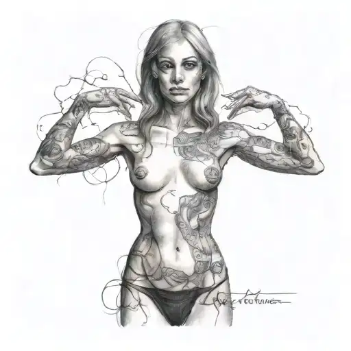petite,naughty,nude,sexy,full body,gothic,anatomically correct,realism tattoo design idea