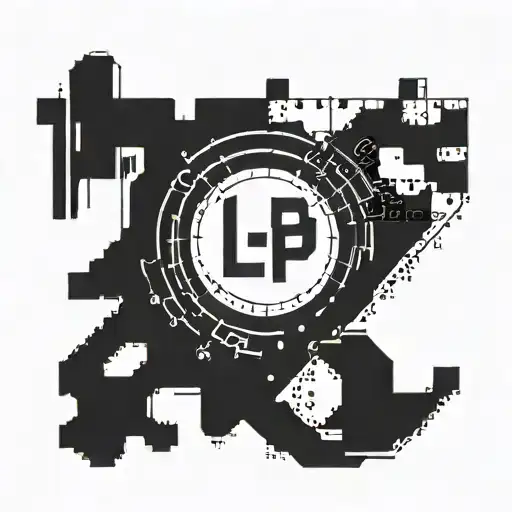 "L&P Together Forever" in Morse Code  tattoo design idea