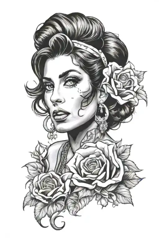 amy winehouse tattoo design idea