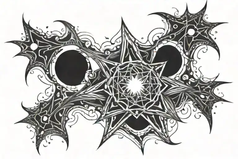Super Nova tattoo design idea