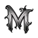 Cursive M tattoo design idea