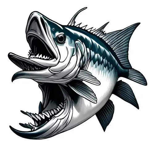Barracuda tattoo design idea