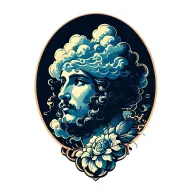 Cloud tattoo design idea