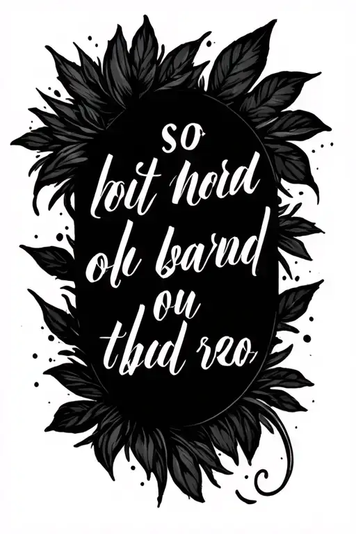 name written with bible scripture tattoo design idea