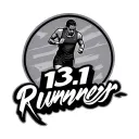 simplistic runner theme with text 13.1 runnershigh tattoo design idea