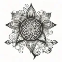 boredom symbol tattoo design idea