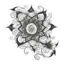 boredom symbol tattoo design idea