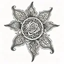 boredom symbol tattoo design idea