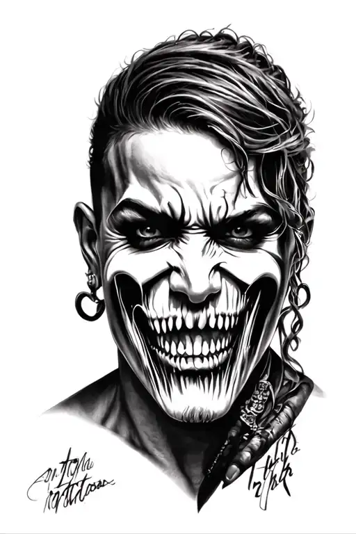 gangsta tattoo face tattoo tattoo design idea