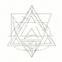 Trinity triangle tattoo tattoo design idea