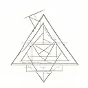 Trinity triangle tattoo tattoo design idea