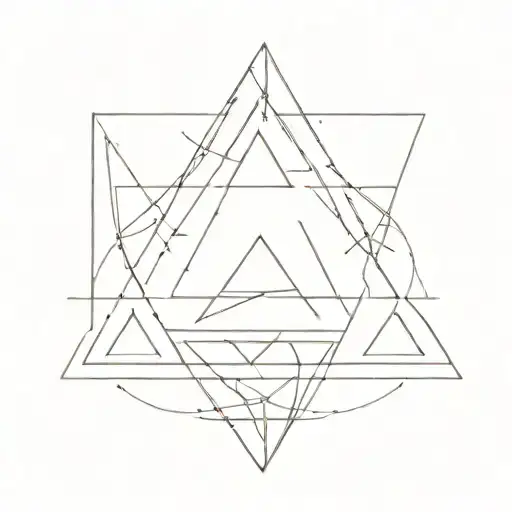 Trinity triangle tattoo tattoo design idea