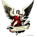 st Micheal The Archangel tattoo design idea
