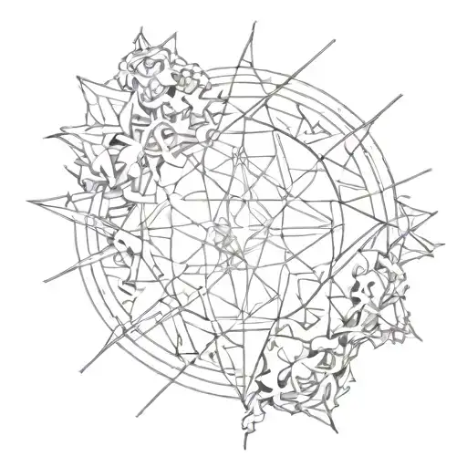 linkin park and bring me the horizon accompanied tattoo design idea