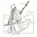 bloodborne tattoo design idea
