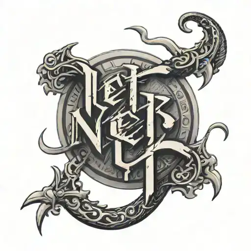 Veer in hindi text tattoo design idea