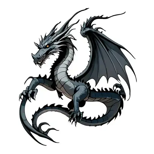 Dragon Libra tattoo design idea