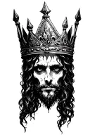 the hallow kings crown tattoo design idea