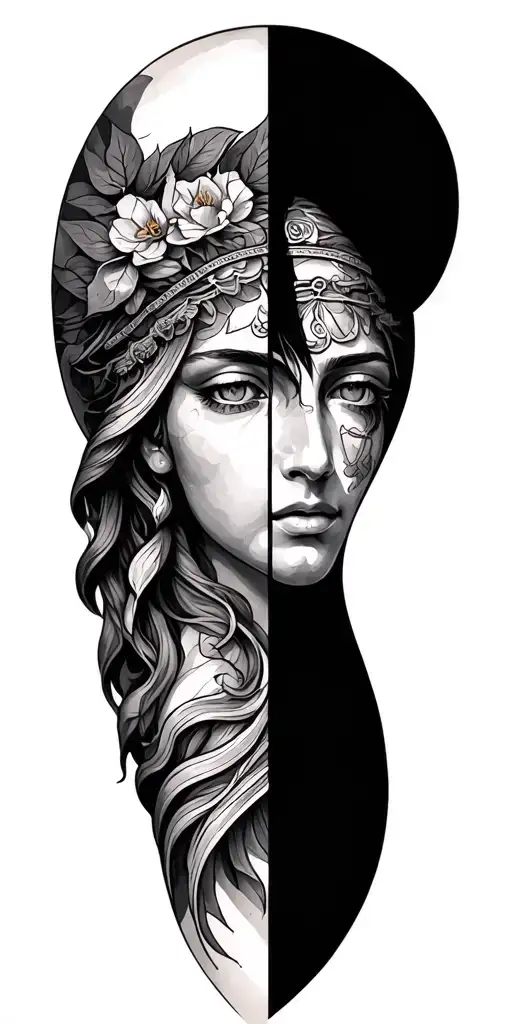 Libra Sleeve tattoo design idea