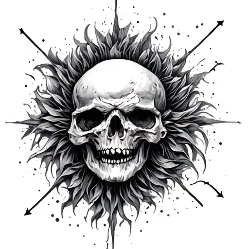 lost with no direction tattoo design idea