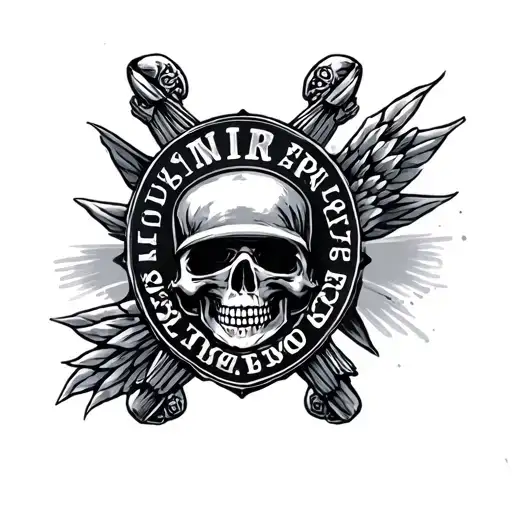 Police tattoo design idea