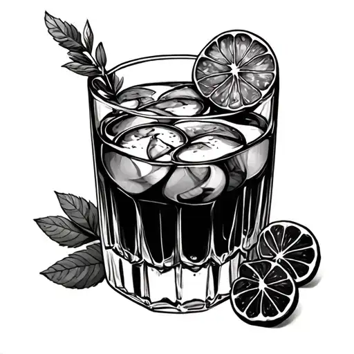 Negroni tattoo design idea
