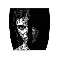 slave motif tattoo design idea