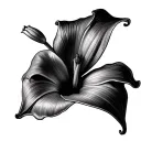 calla lily flower tattoo design idea