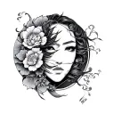 Neo Japanese tattoo design idea