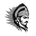 Mahabharat tattoo design idea